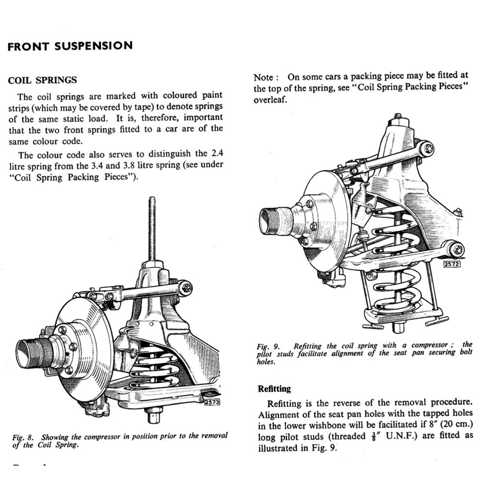 JAGUAR MK2 (1959-1967) SERVICE WORKSHOP MANUAL