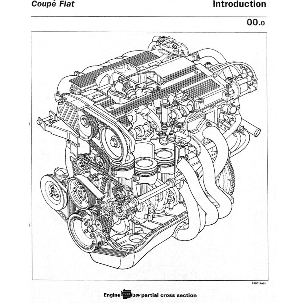 COUPE FIAT COUPE 175 (1993-2000) SERVICE WORKSHOP MANUAL + OWNER's HANDBOOK