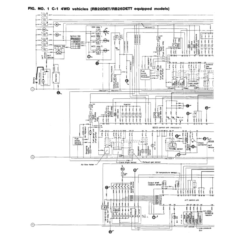 NISSAN SKYLINE GT-R R32 (1989-1994) SERVICE WORKSHOP MANUAL