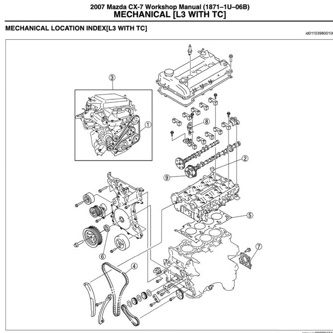 MAZDA CX-7 ER (2007-2012) SERVICE WORKSHOP MANUAL