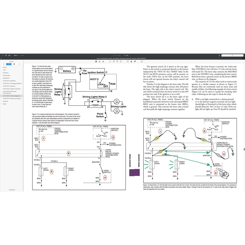 HOW TO TROUBLESHOOT, REPAIR, MODIFY MOTORCYCLE ELECTRICAL SYSTEM (2014) - TRACY MARTN
