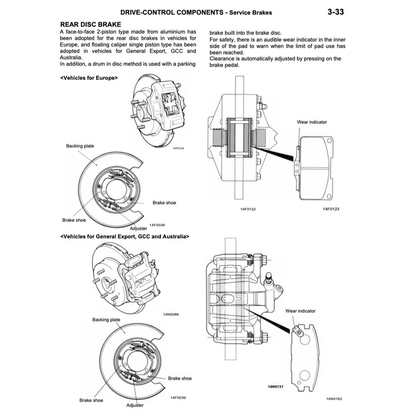 MITSUBISHI GTO / 3000 GT / SPYDER (1990-2000) SERVICE WORKSHOP MANUAL