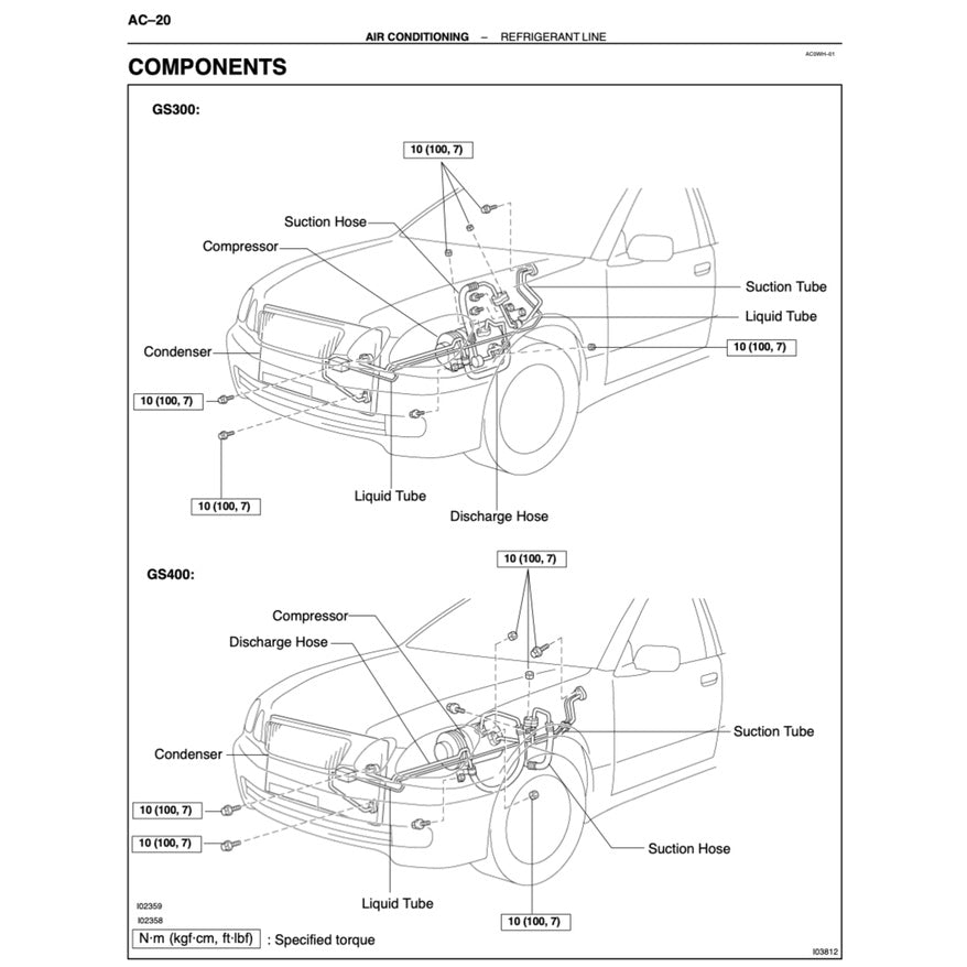 LEXUS GS300 GS400 (1997-2005) SERVICE WORKSHOP MANUAL