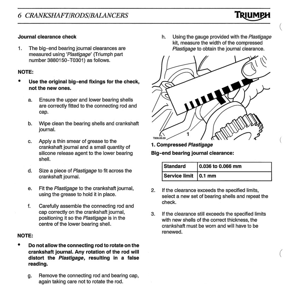 TRIUMPH BONNEVILLE T100 /THRUXTON/SCRAMBLER/AMERICA/SPEEDMASTER (2001-2016) SERVICE WORKSHOP MANUAL