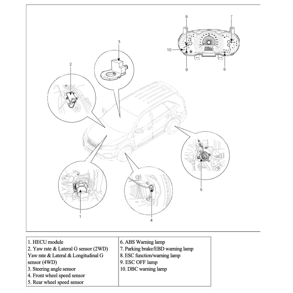KIA SORENTO XM (2011-2015) SERVICE WORKSHOP MANUAL