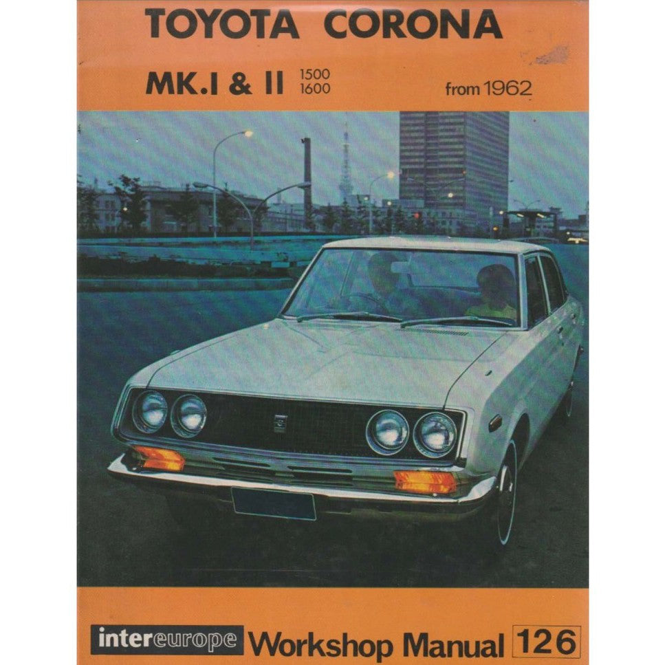 TOYOTA CORONA T40/T50 (1962-1972) SERVICE WORKSHOP MANUAL HARDCOVER