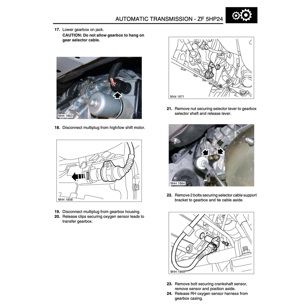 RANGE ROVER L322 (2001-2012) SERVICE WORKSHOP MANUAL