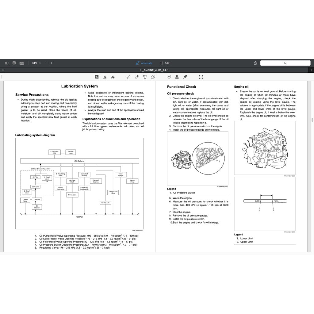 ISUZU ENGINE 4JK1 SERVICE WORKSHOP MANUAL- ISUZU D-MAX