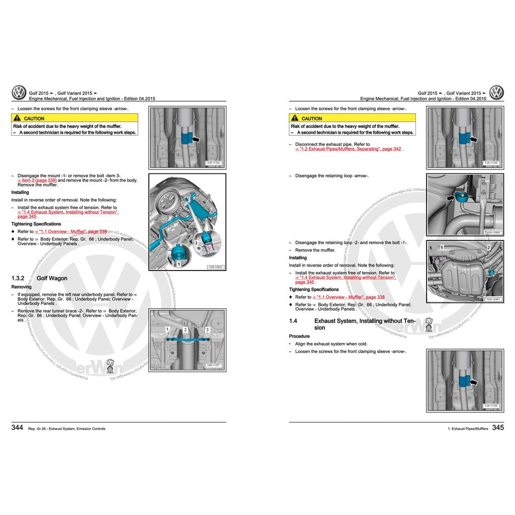 VW GOLF MK7 (2013-2020) SERVICE REPAIR WORKSHOP MANUAL
