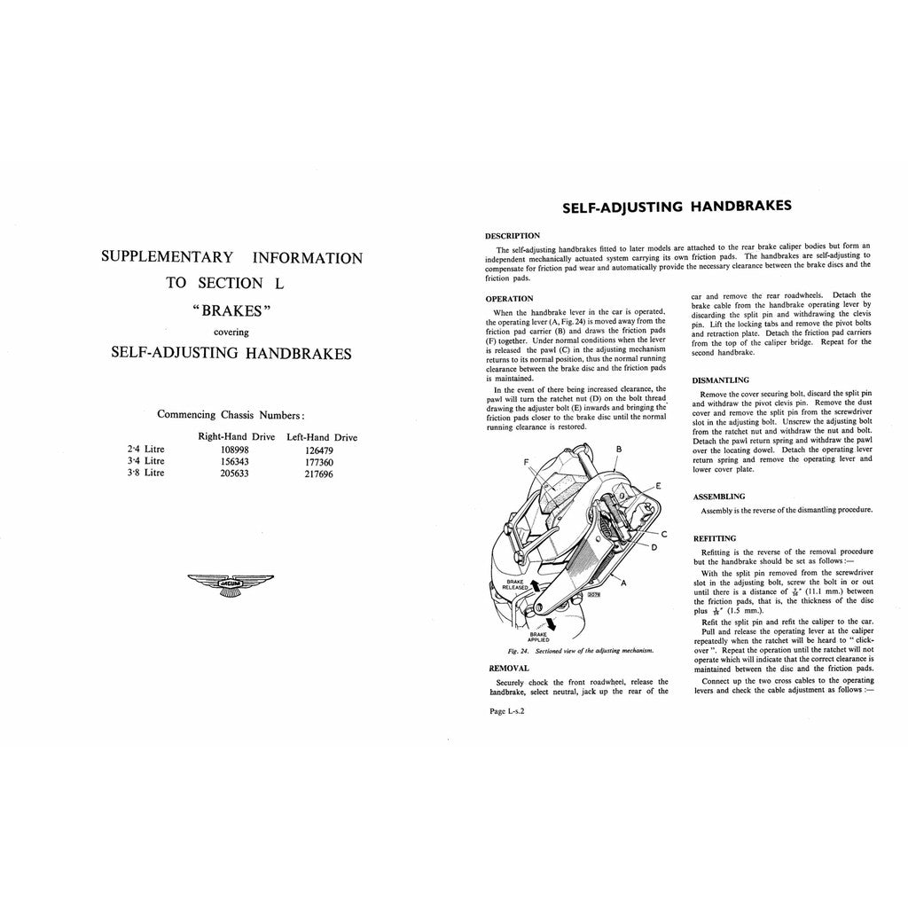 JAGUAR MK2 (1959-1967) SERVICE WORKSHOP MANUAL