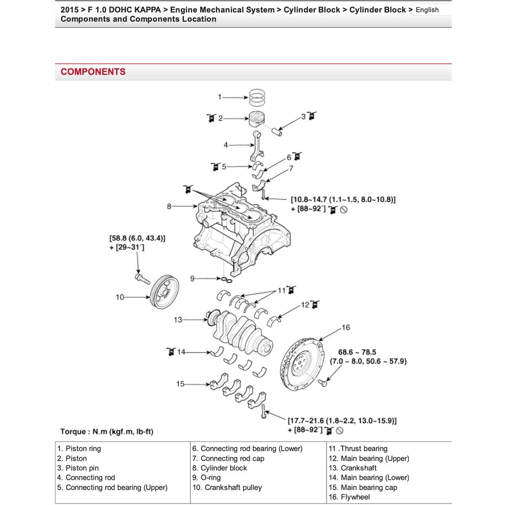 KIA PICANTO TA (2011-2017) SERVICE WORKSHOP MANUAL