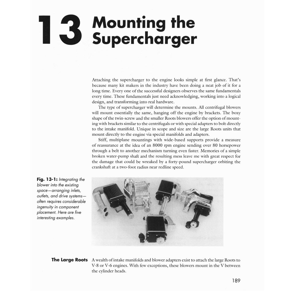 SUPERCHARGED ! DESIGN, TESTING & INSTALLATION OF SUPERCHARGER SYSTEMS, CORKY BELL