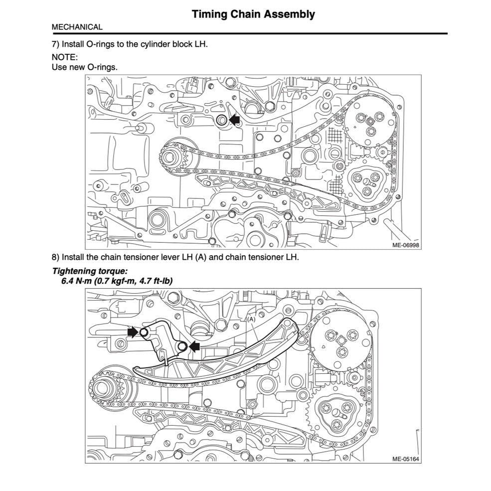 SUBARU FORESTER SJ (2013-2018) SERVICE WORKSHOP MANUAL