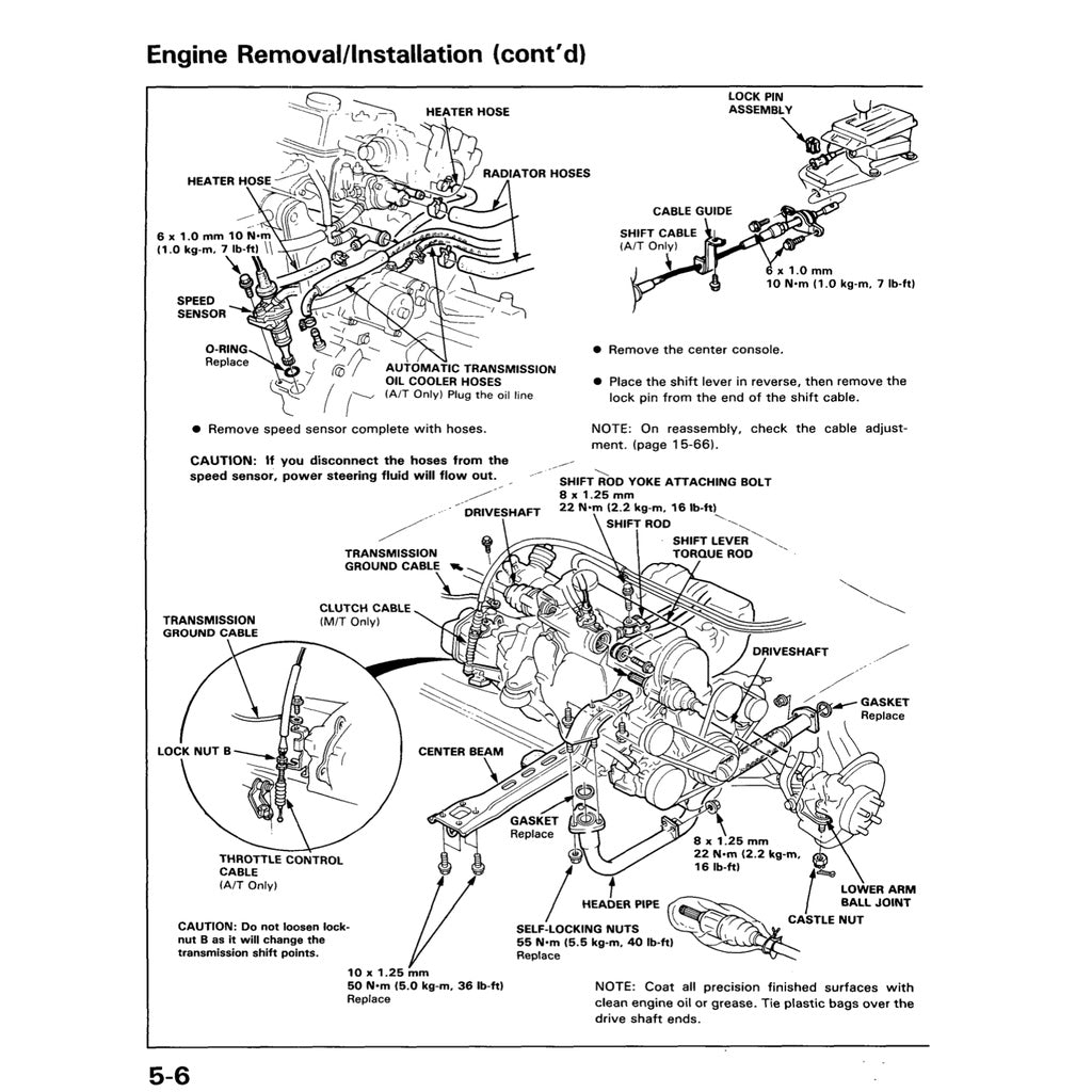HONDA ACCORD 3 CA (1986-1989) SERVICE WORKSHOP MANUAL