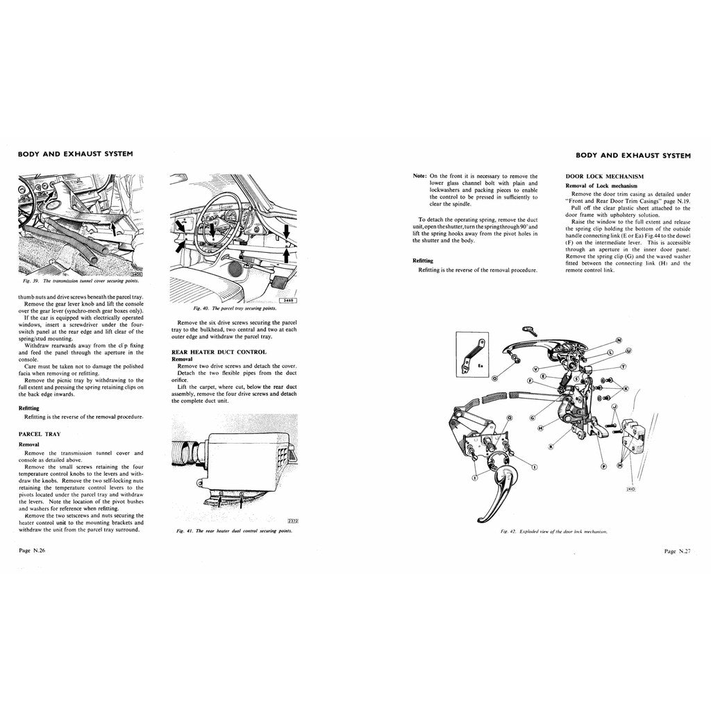 JAGUAR MKX10 (1961-1970) FACTORY WORKSHOP REPAIR SERVICE OPERATIONS MANUAL
