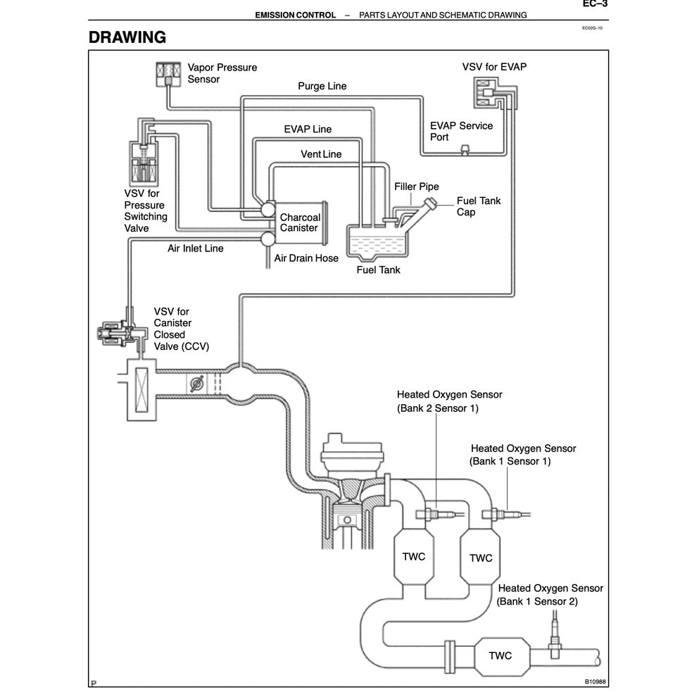 TOYOTA MR-2 SW30 - SPYDER (2000-2007) SERVICE WORKSHOP MANUAL