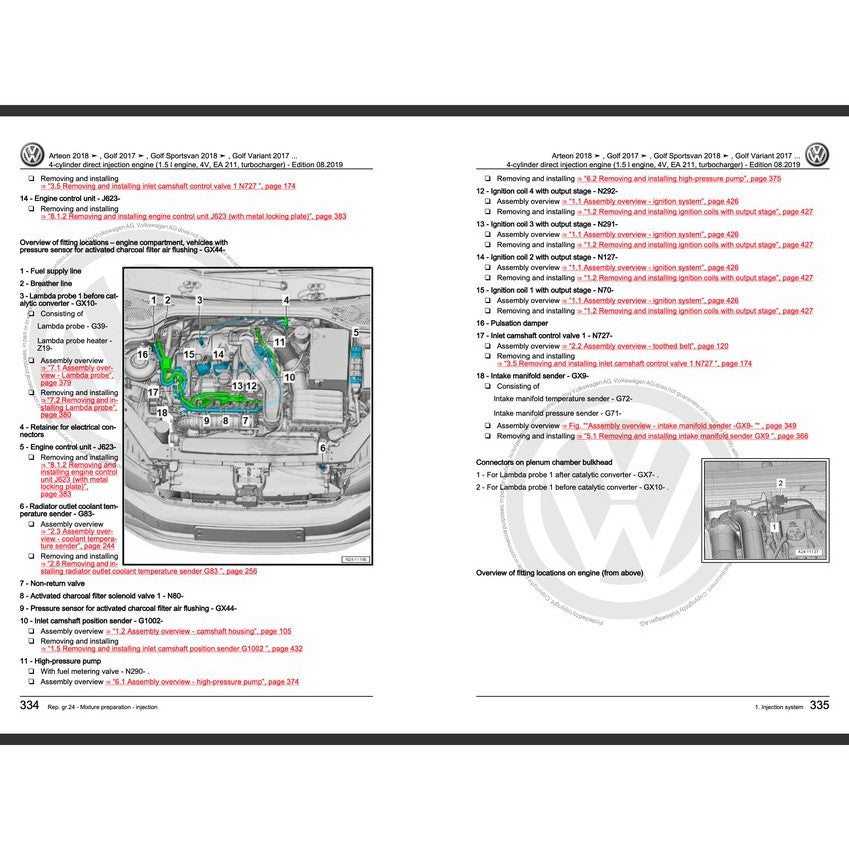 VW POLO MK5 6R (2010-2017) SERVICE WORKSHOP MANUAL
