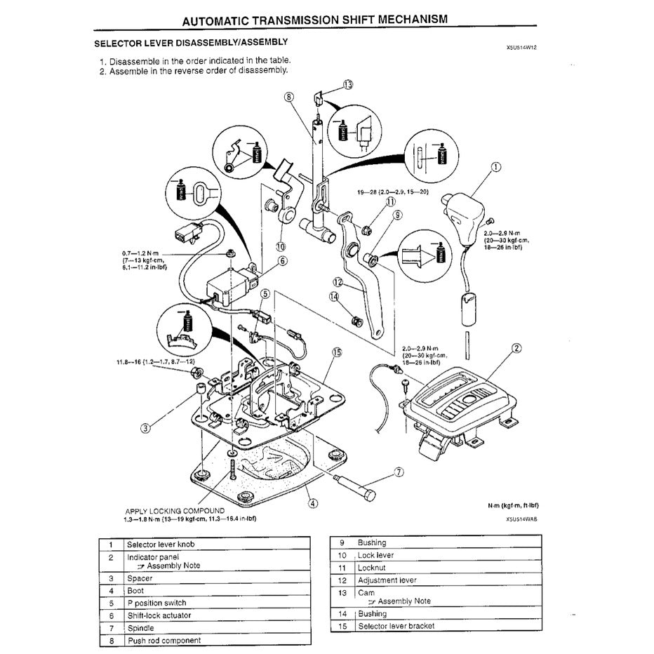MAZDA MX-5 MIATA NB SERIES (1999-2004) SERVICE WORKSHOP MANUAL