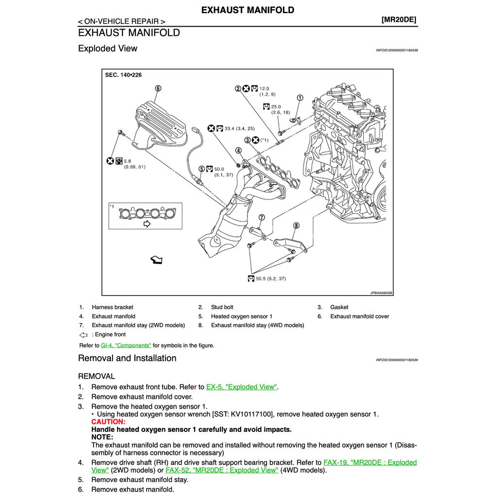 Nissan X-Trail T31 (2007-2013) SERVICE WORKSHOP MANUAL