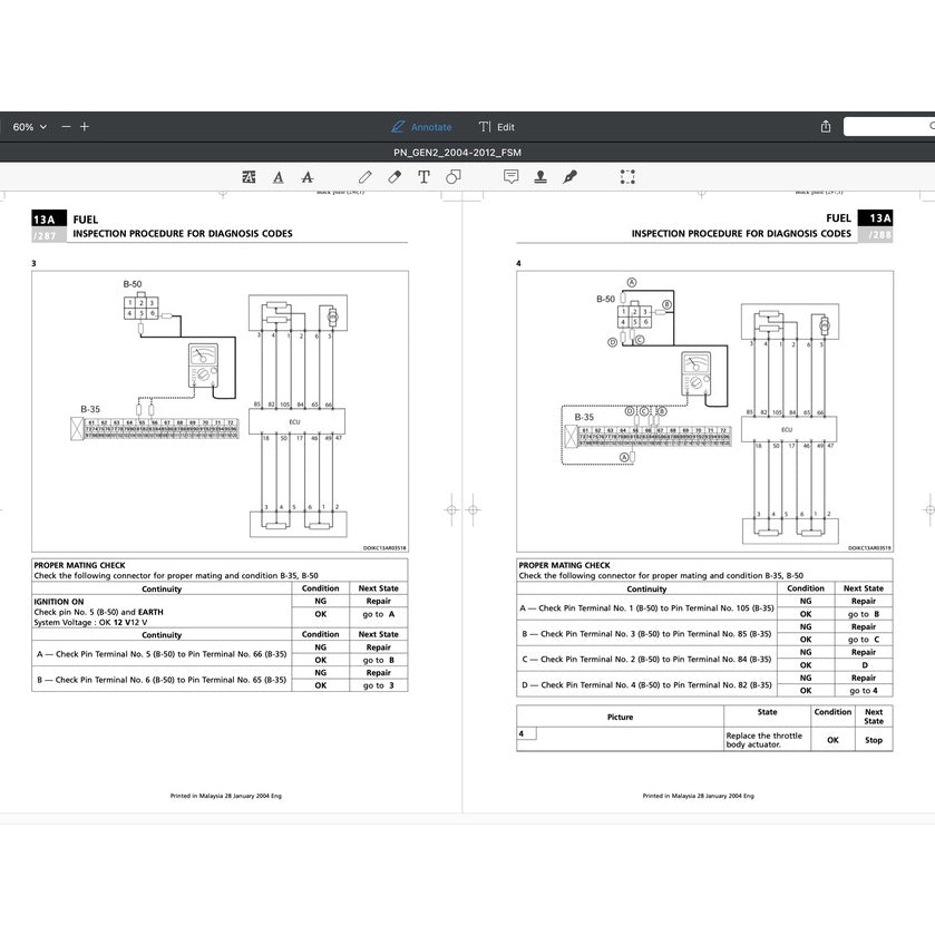PROTON GEN2 (2004-2012) SERVICE WORKSHOP MANUAL