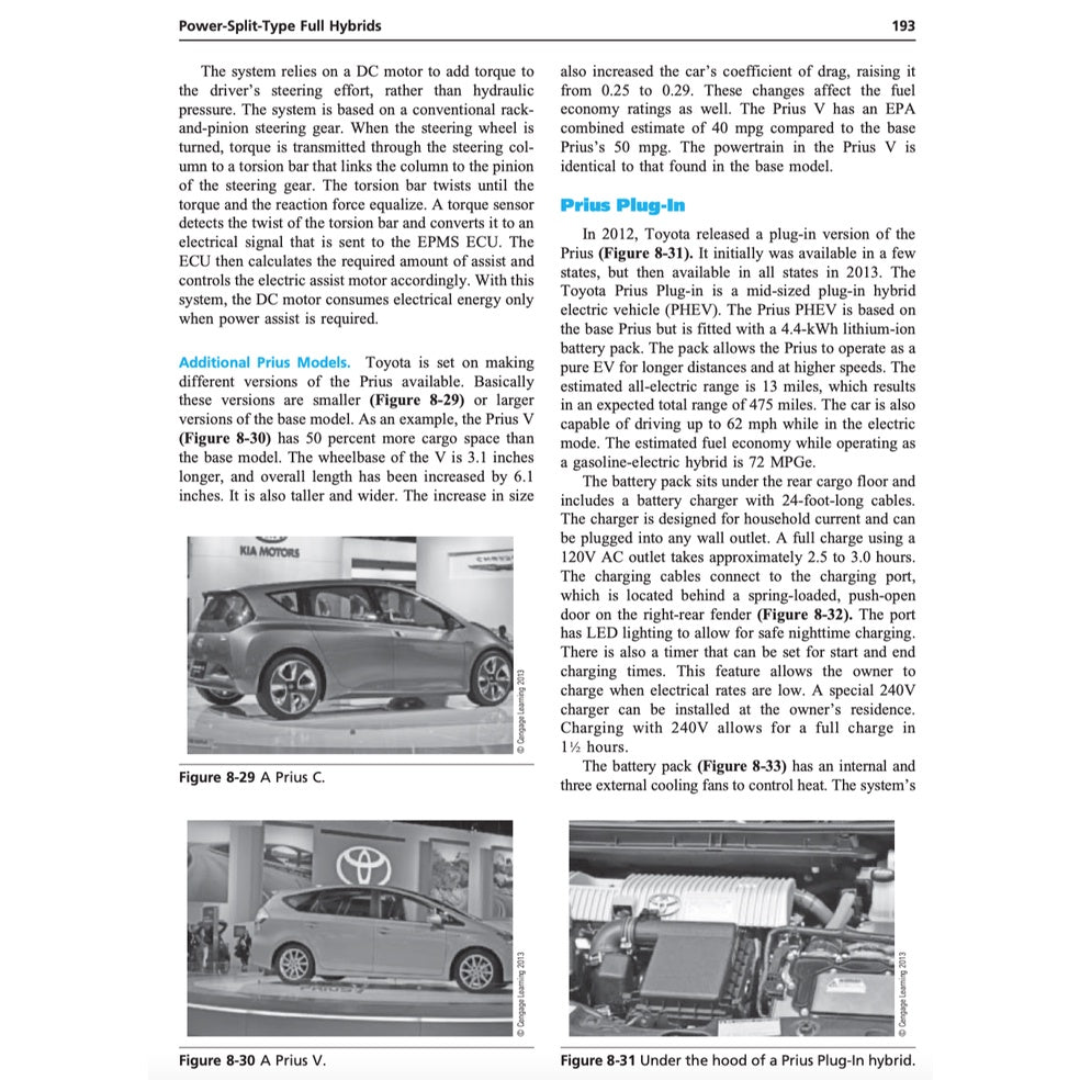 HYBRID, ELECTRIC AND FUEL-CELL VEHICLES (2012) - Jack Erjavec