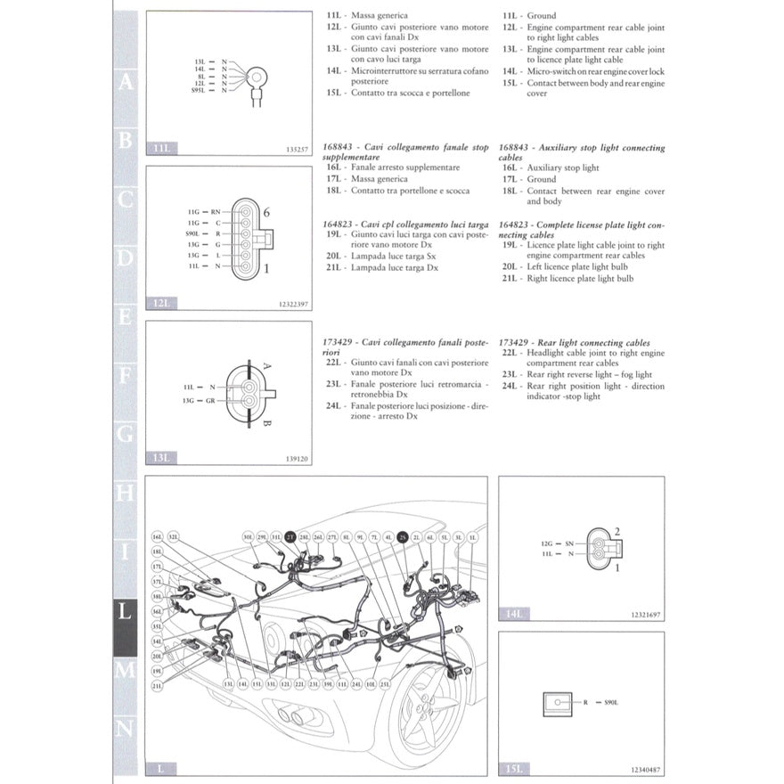 FERRARI 360 MODENA F131 (2000-2004) SERVICE WORKSHOP MANUAL