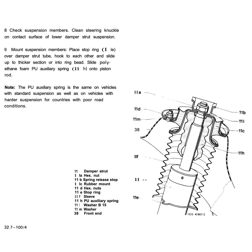 MERCEDES-BENZ 190 W201 (1982-1993) SERVICE WORKSHOP MANUAL LIBRARY