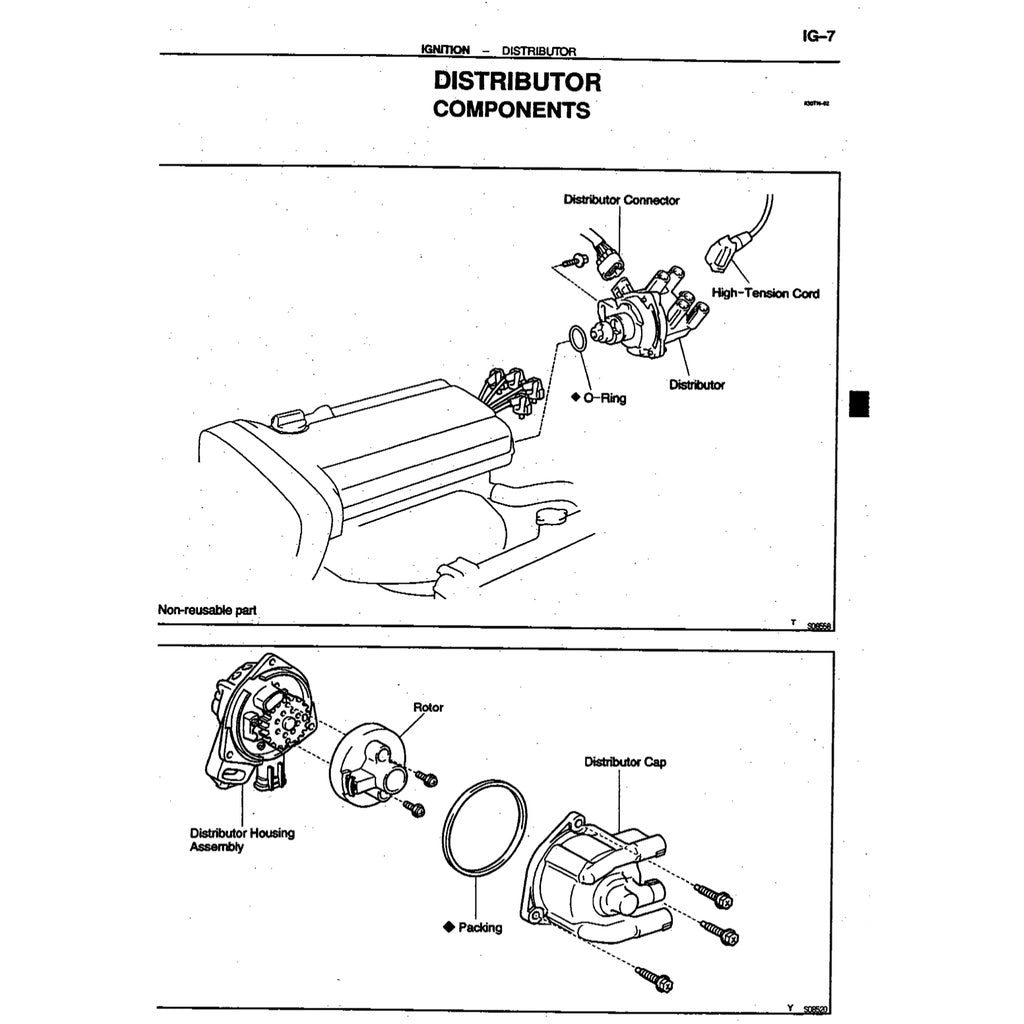 4AGE TOYOTA ENGINE 4A-GE (20V) "BLACKTOP" SERVICE WORKSHOP MANUAL + DIAGNOSTIC MANUAL + WIRING DIAGRAMS/ECU PINOUTS