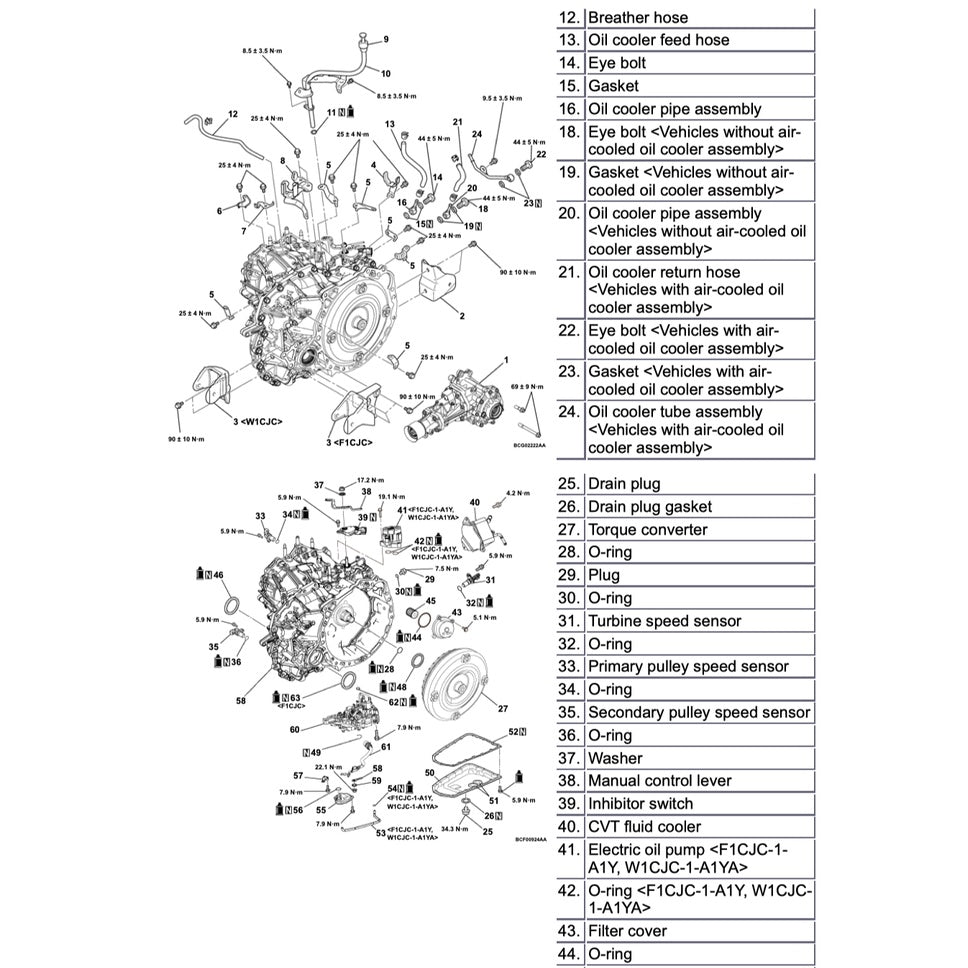 ASX MITSUBISHI ASX (2020-2022) SERVICE WORKSHOP MANUAL