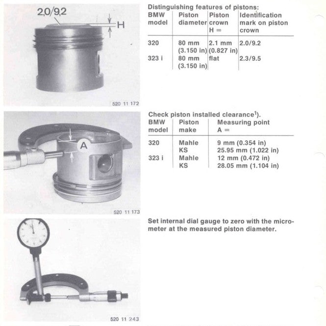 BMW 320 323i (E21)1975-1983 SERVICE WORKSHOP MANUAL
