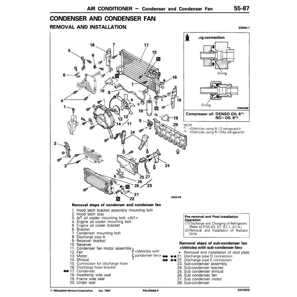 MITSUBISHI PAJERO II V20 (1991-1999) SERVICE WORKSHOP MANUAL
