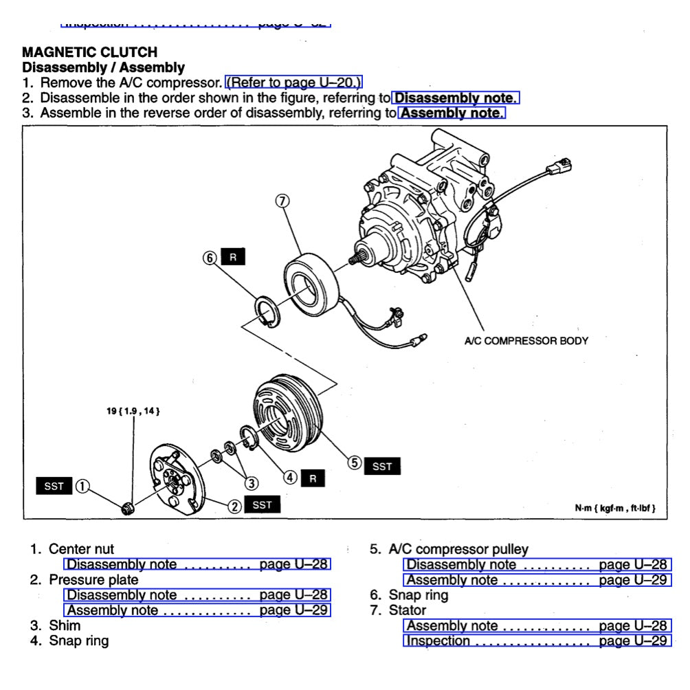 MAZDA 323 FAMILIA / PROTEGE BH (1994-1998) SERVICE WORKSHOP MANUAL