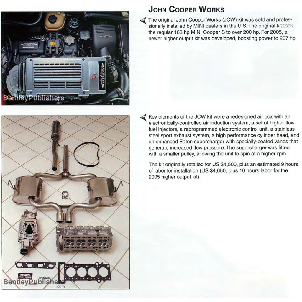 MINI COOPER S R50 R52 R53 JCW (2001-2006) WORKSHOP SERVICE REPAIR MANUAL