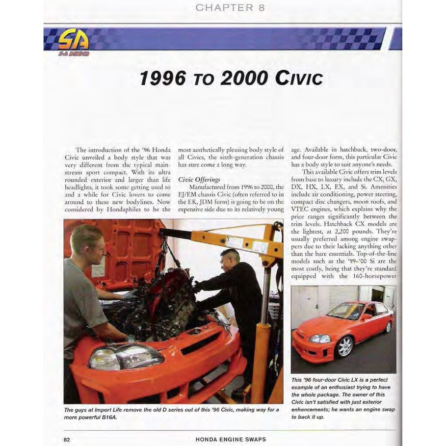 HONDA ENGINE SWAPS (2008) H, B, D, K & ZC SERIES