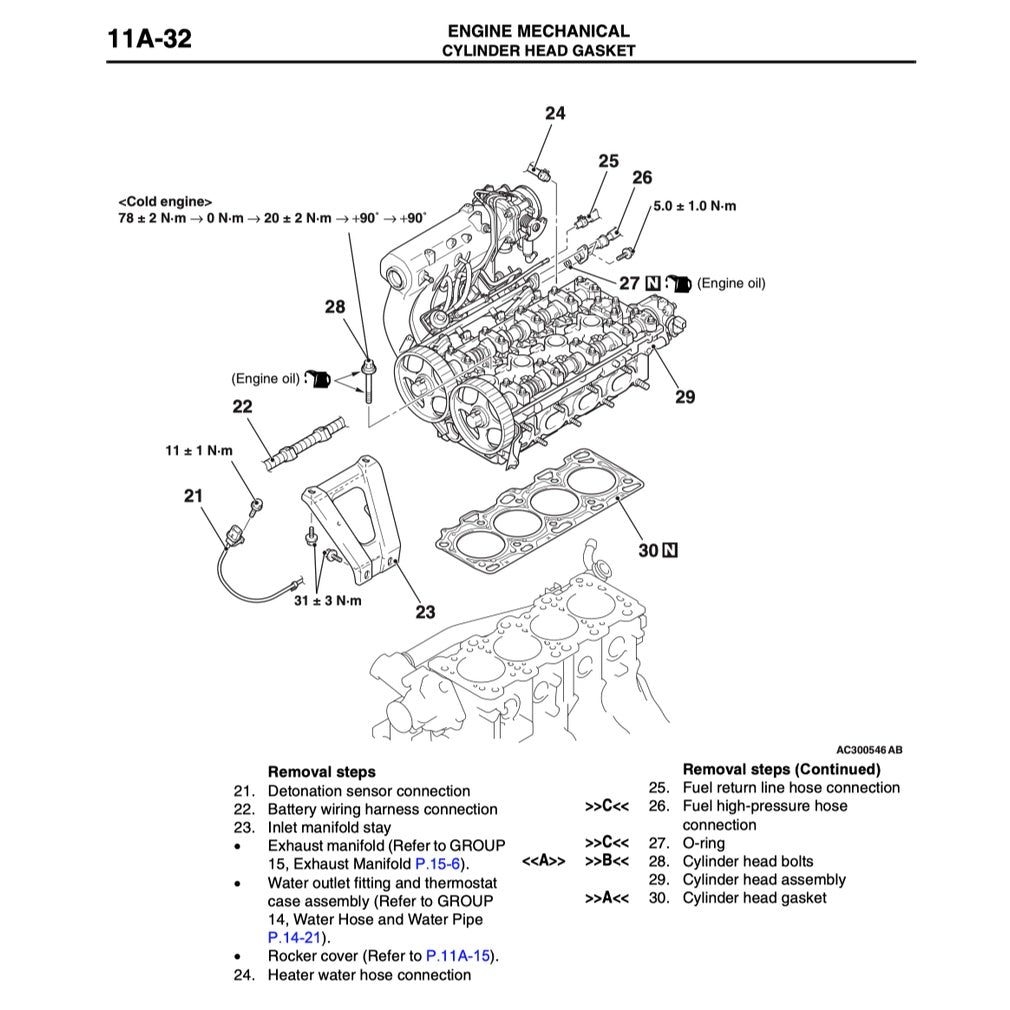 MITSUBISHI OUTLANDER I CU / AIRTREK (2003-2006) SERVICE WORKSHOP MANUAL