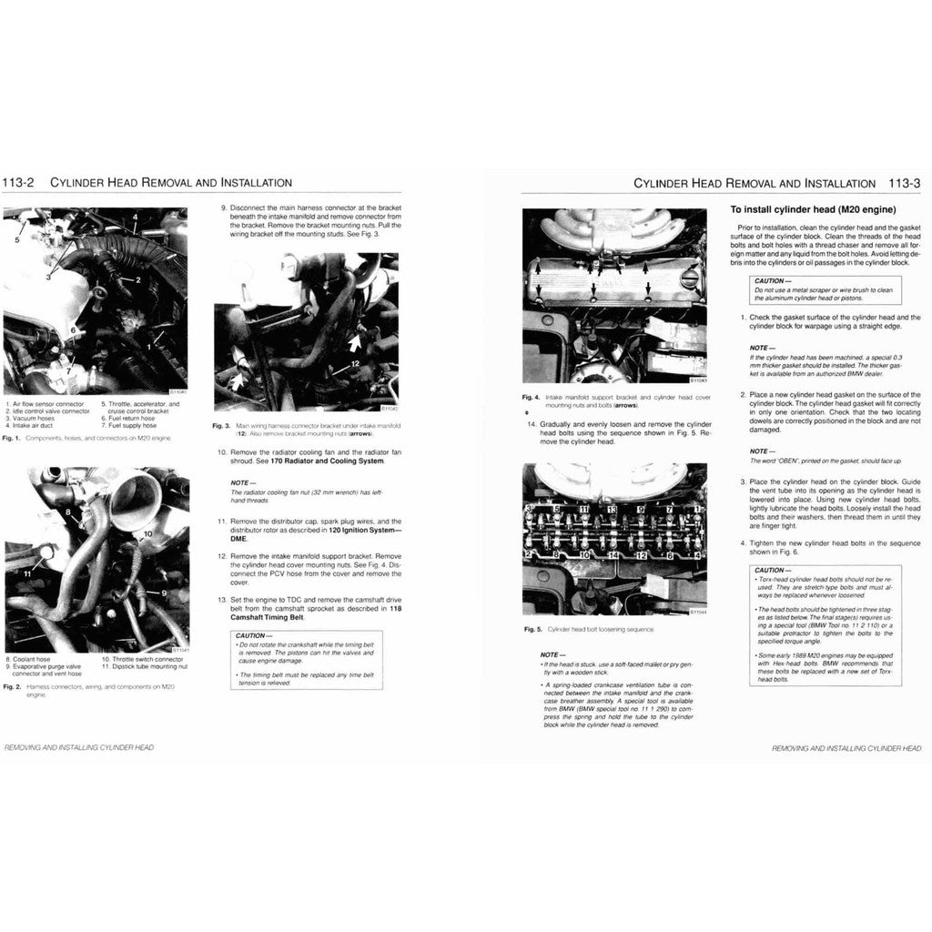 BMW 5 SERIES E34 (1989-1995) SERVICE WORKSHOP MANUAL