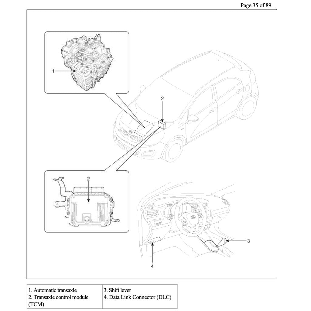 KIA RIO UB/LX (2011-2017) SERVICE WORKSHOP MANUAL