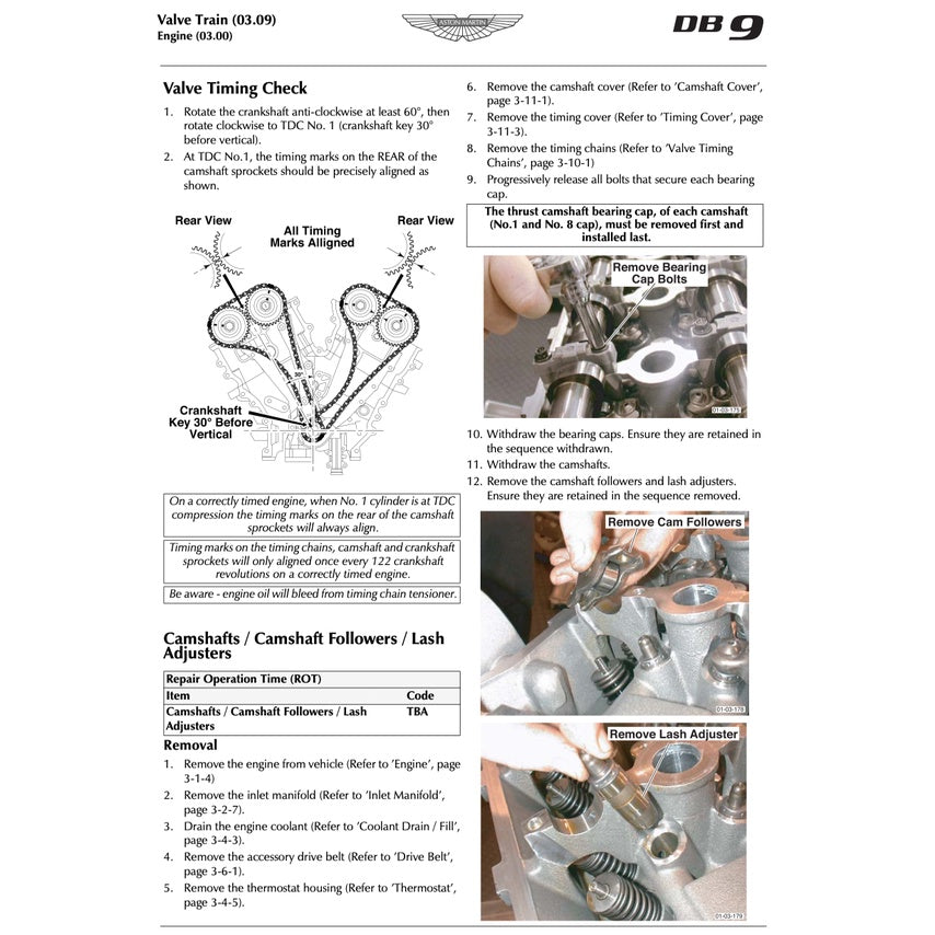 ASTON MARTIN DB9 (2005-2016) SERVICE WORKSHOP MANUAL