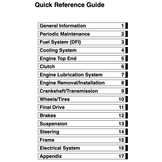 KAWASAKI ZX-6R (2009-2012) SERVICE WORKSHOP MANUAL + OWNER'S MANUAL