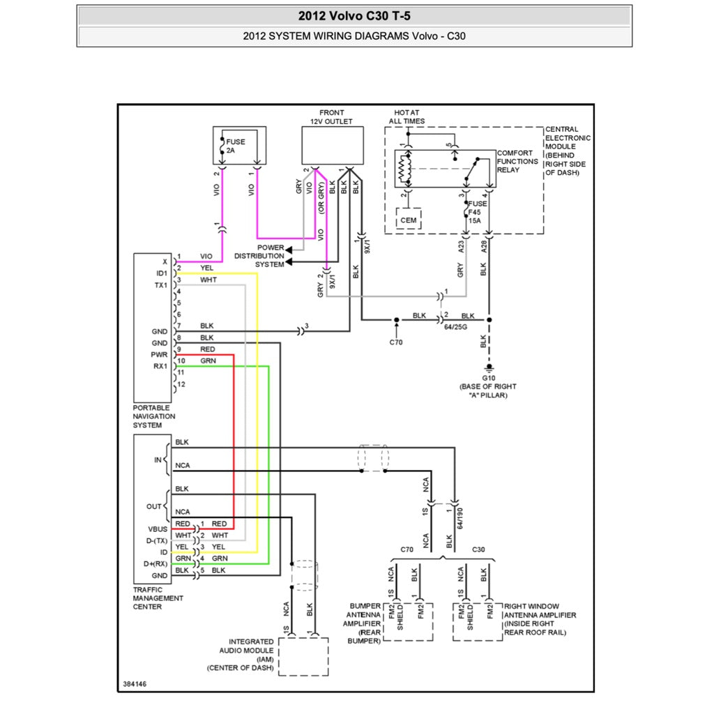 VOLVO C30 (2007-2013) SERVICE WORKSHOP MANUAL