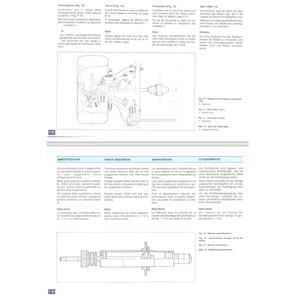 FERRARI 512 TESTAROSSA F110 (1992-1996) SERVICE WORKSHOP MANUAL