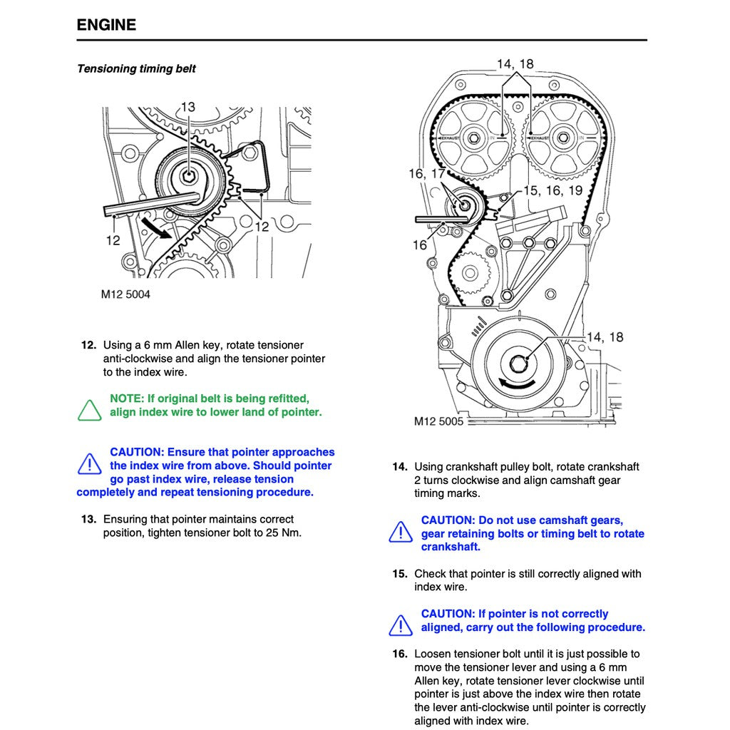 MGF ROVER (1995-2002) FACTORY SERVICE REPAIR WORKSHOP MANUAL