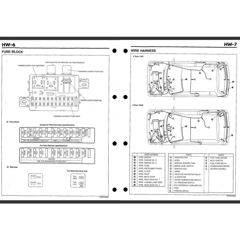 PERODUA KANCIL MKI (1990-2001) SERVICE WORKSHOP MANUAL