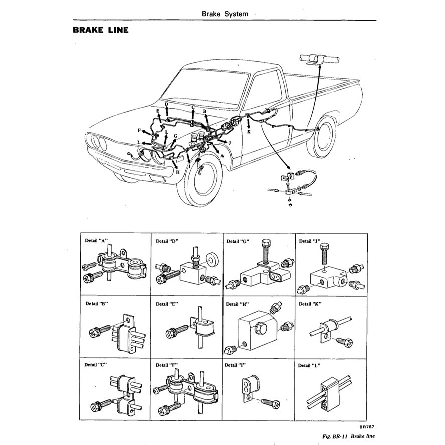 DATSUN PICKUP 620 (1972-1979) SERVICE WORKSHOP MANUAL