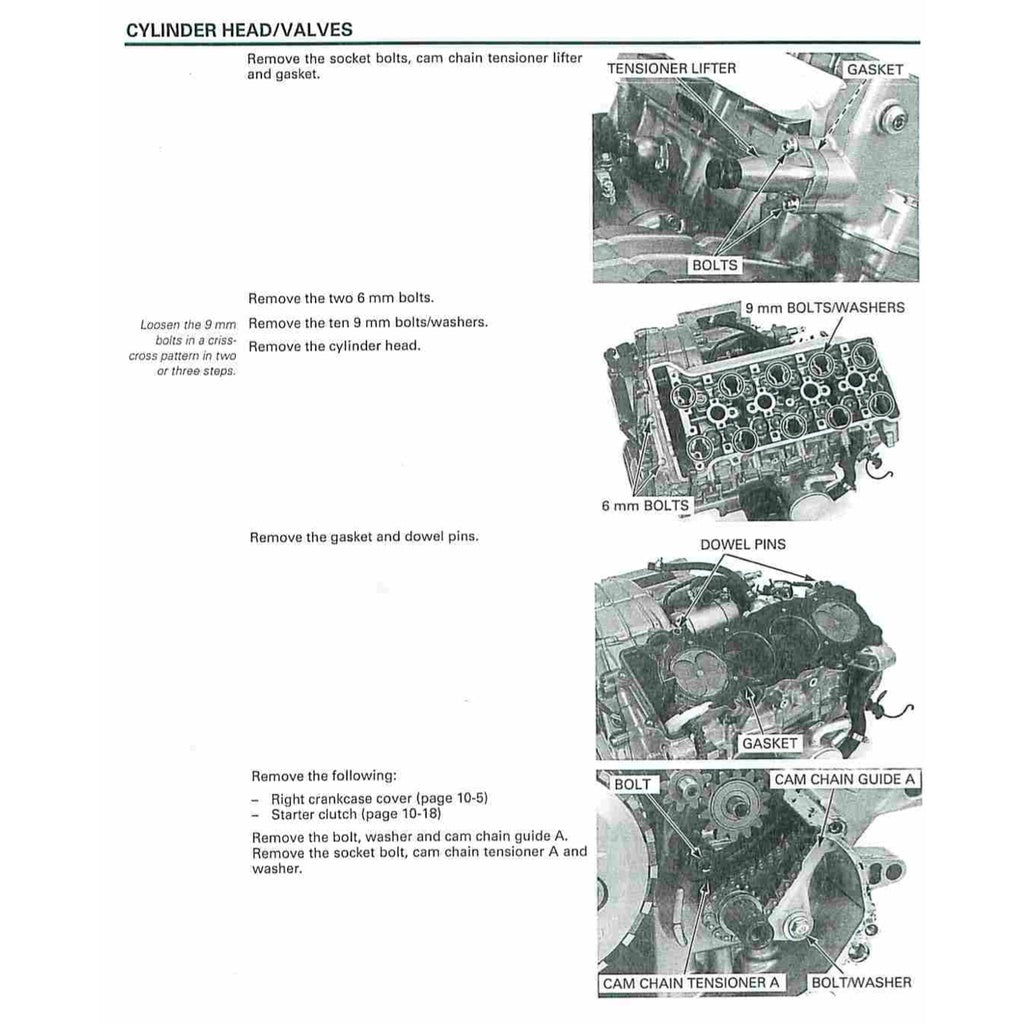 HONDA CBR600RR (2003-2006) SERVICE WORKSHOP MANUAL + PARTS CATALOGUE + OWNER'S MANUAL - CBR 600 RR