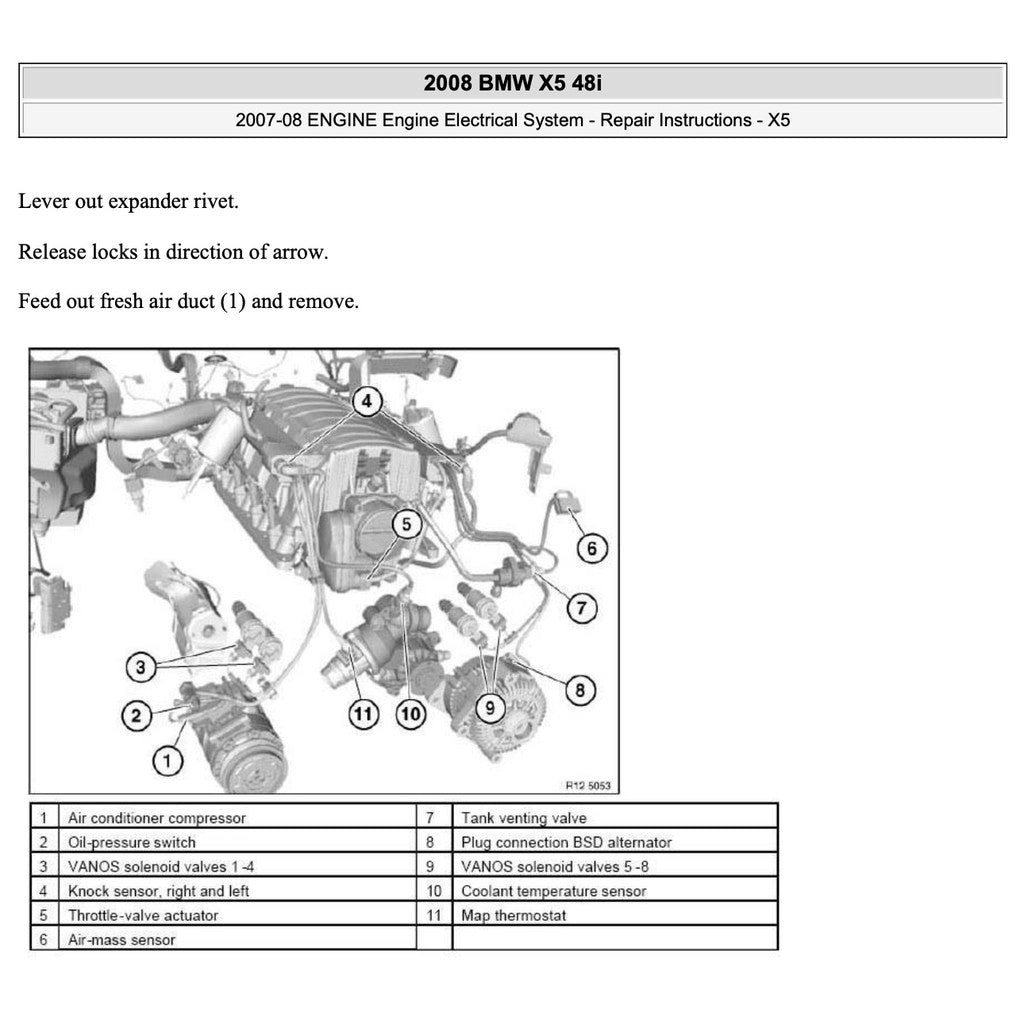 BMW X5 E70 (2006-2012) SERVICE WORKSHOP MANUAL
