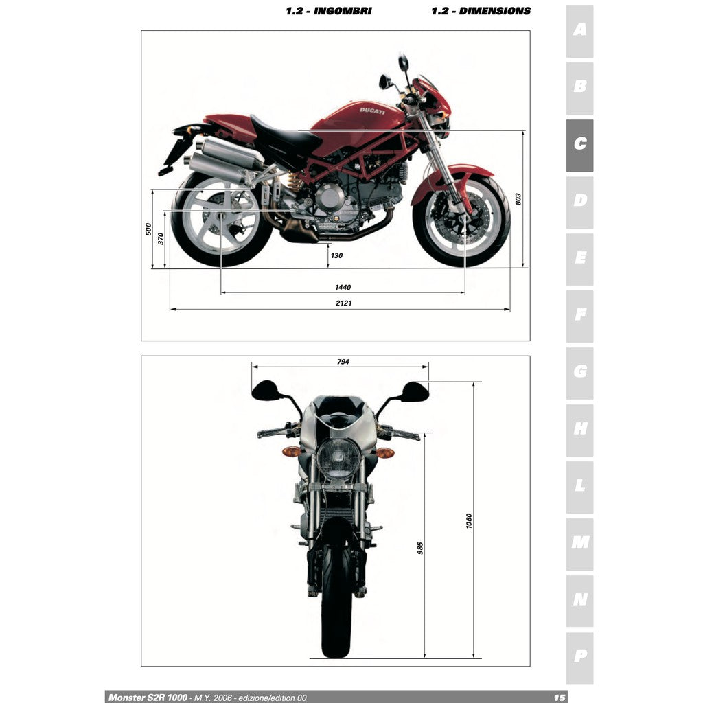Ducati Monster S2R 1000 2006 SERVICE REPAIR WORKSHOP MANUAL (FACTORY)
