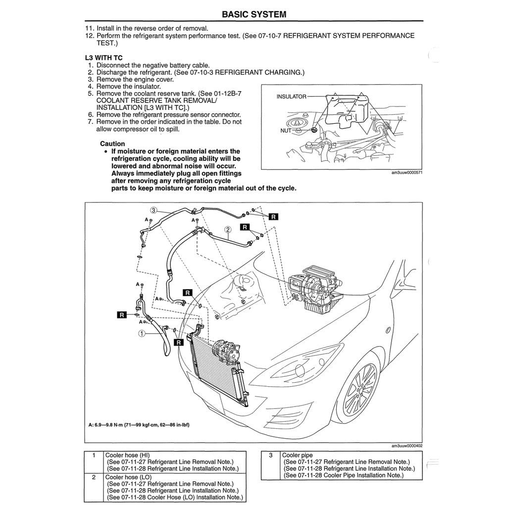 MAZDA 3 BL (2009-2013) SERVICE WORKSHOP MANUAL