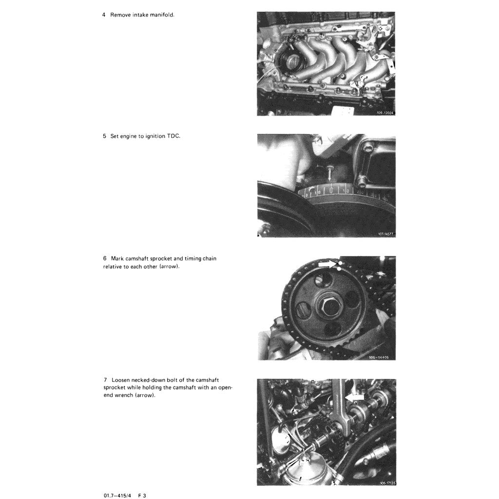 MERCEDES-BENZ ENGINE M117 (1971–1992) SERVICE WORKSHOP MANUAL