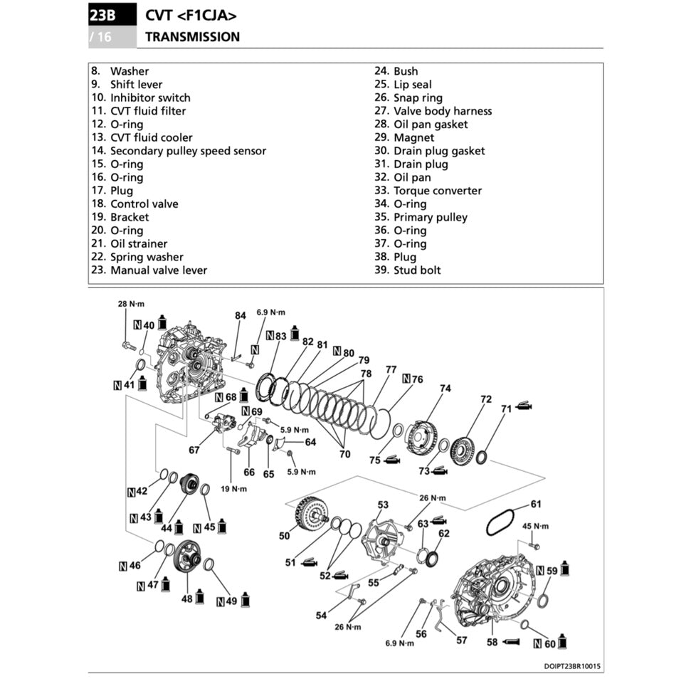 PROTON INSPIRA CY (2010-2015) SERVICE WORKSHOP MANUAL